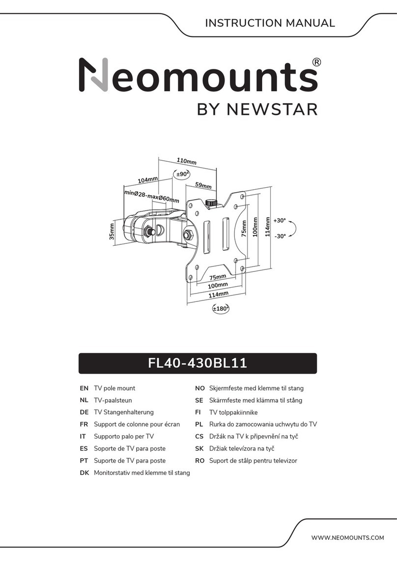 New Star NeoMounts FL40-430BL11 User manual New Star NeoMounts FL40-430BL11 User manual