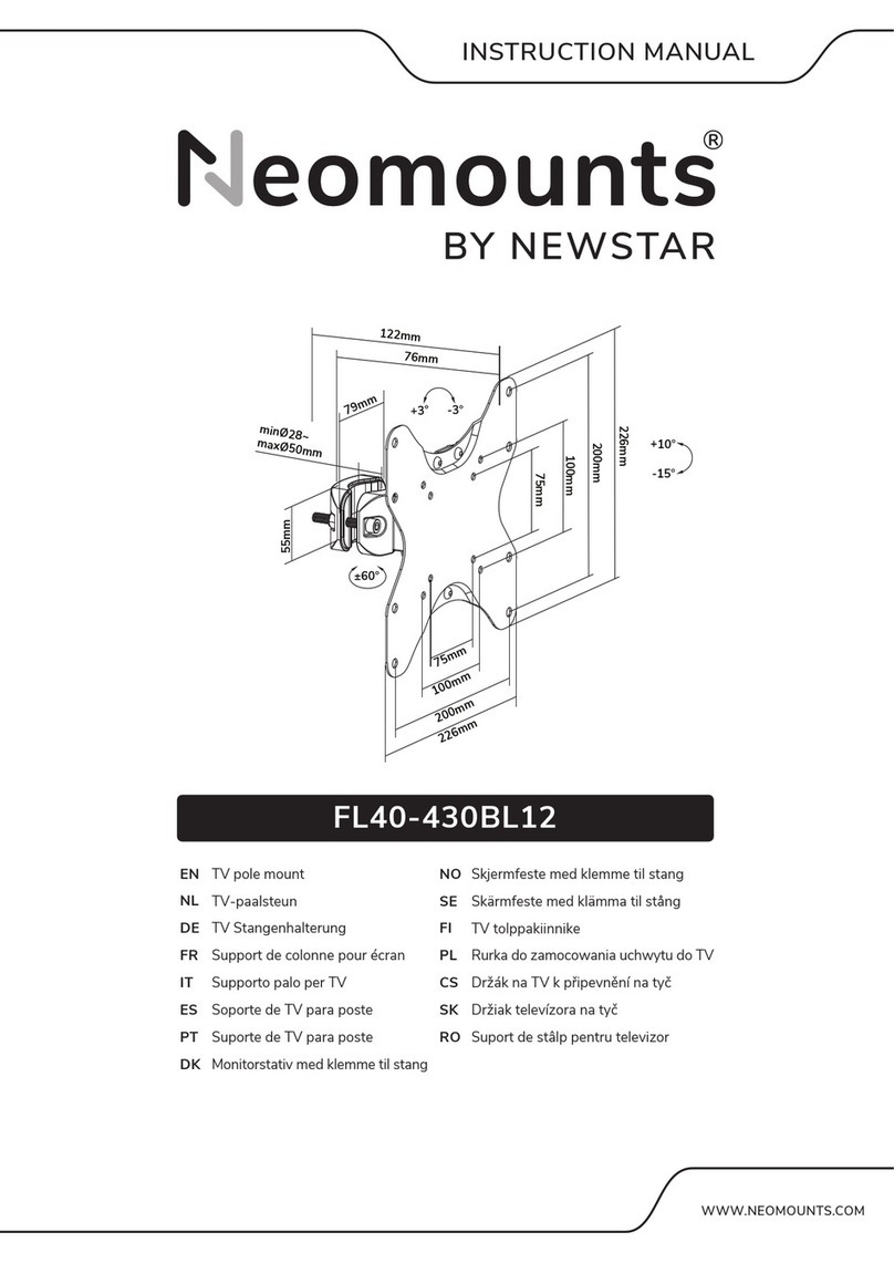 New Star NeoMounts FL40-430BL12 instruction manual