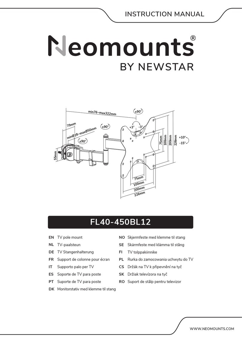 New Star NeoMounts FL40-450BL12 instruction manual