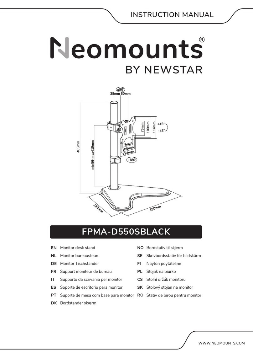 New Star NeoMounts FPMA-D550SBLACK instruction manual