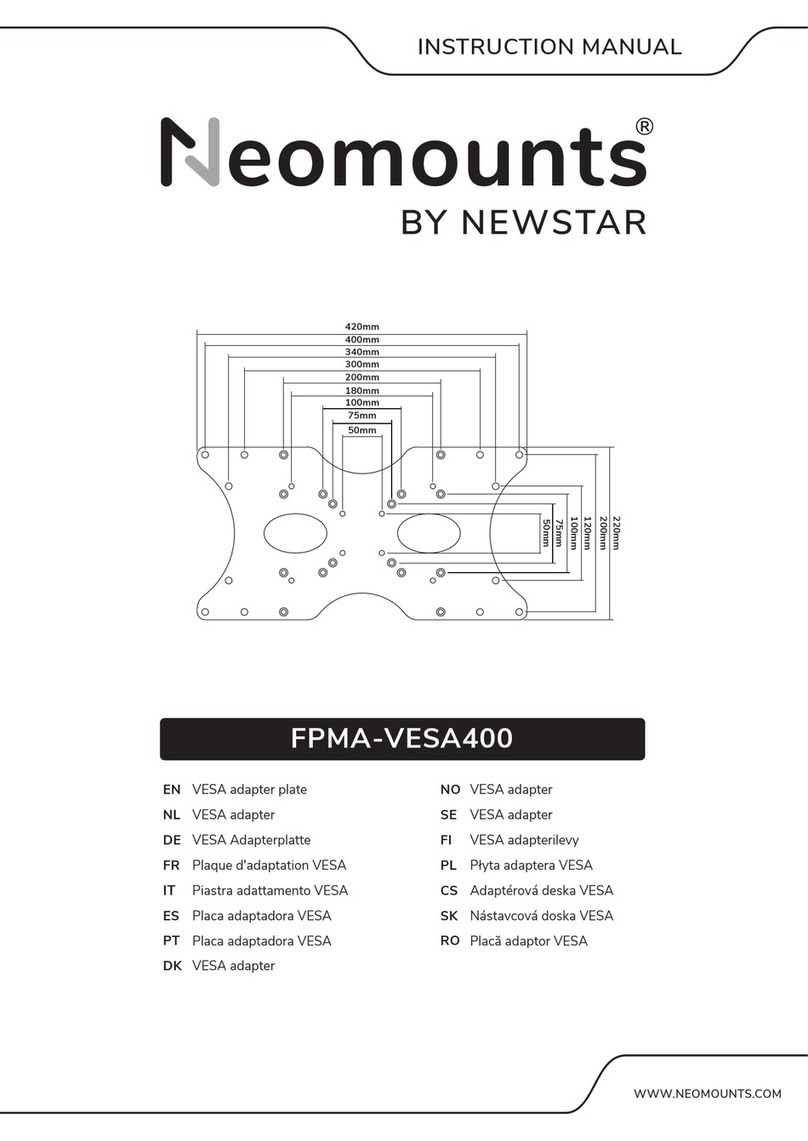 New Star NeoMounts FPMA-VESA400 instruction manual
