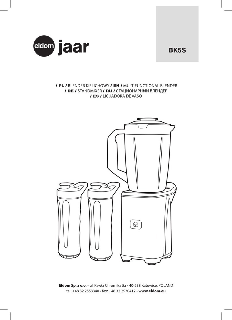 Eldom jaar BK5S User manual