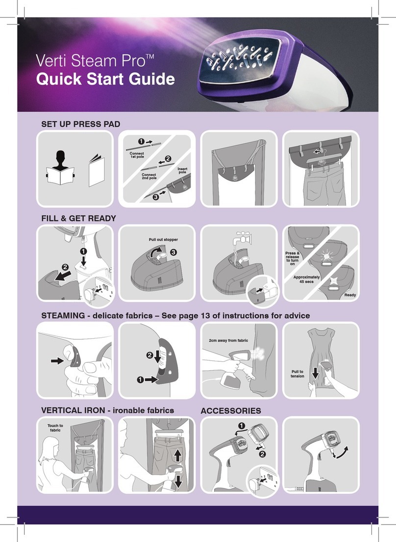 High Street TV Verti Steam Pro quick start guide