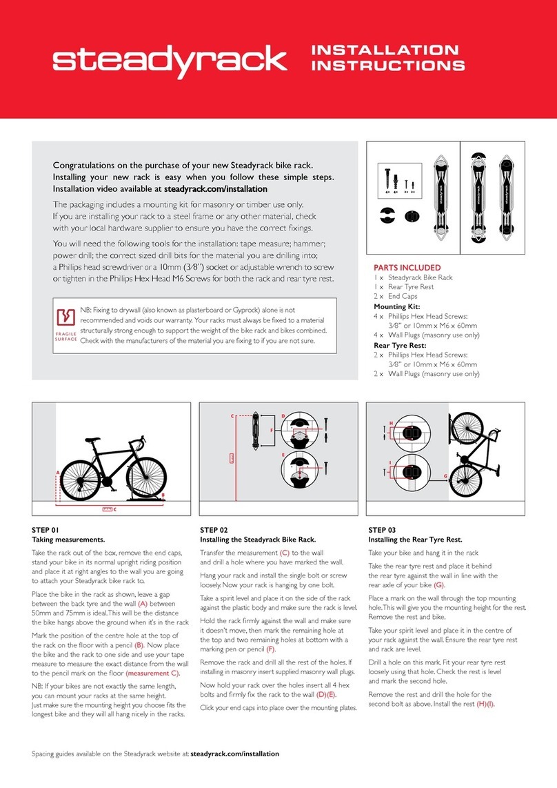 Steadyrack Classic Rack installation instructions