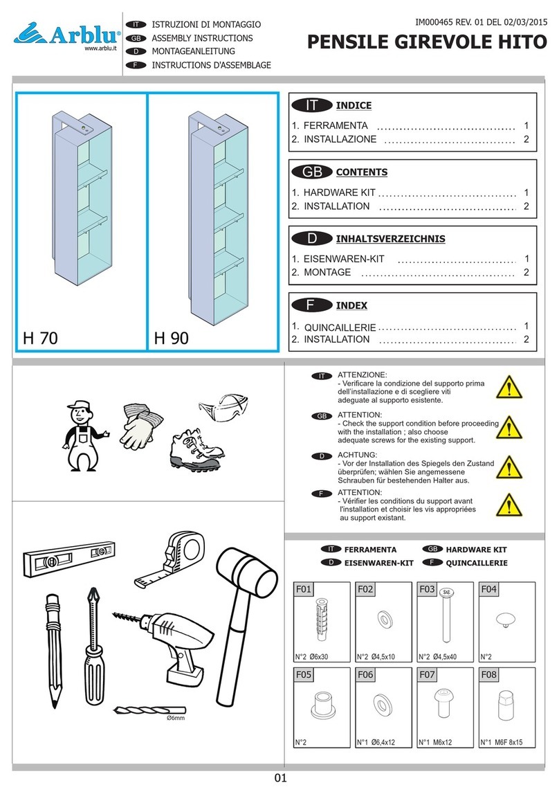 Arblu H 70 Assembly instructions