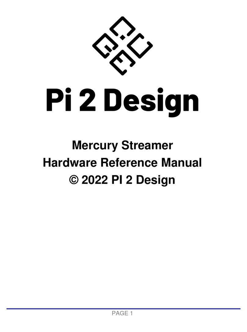 PI 2 Design Mercury Streamer Quick user guide