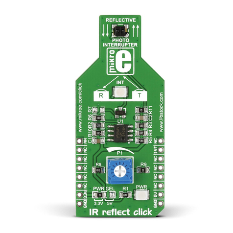 mikroElektronika click BOARD IR reflect click manual
