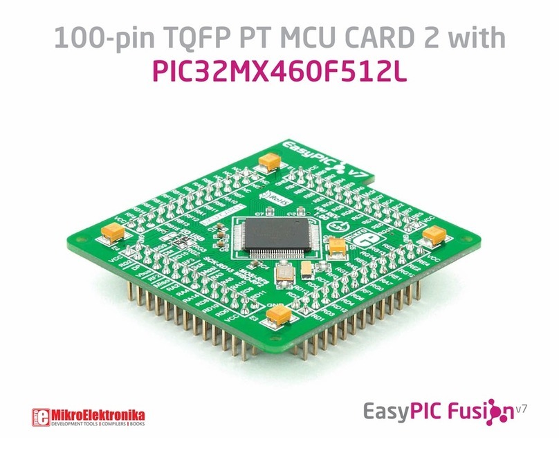 mikroElektronika Easypic Fusion PIC32MX460F512L manual