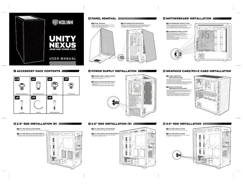 KOLINK UNITY NEXUS user manual