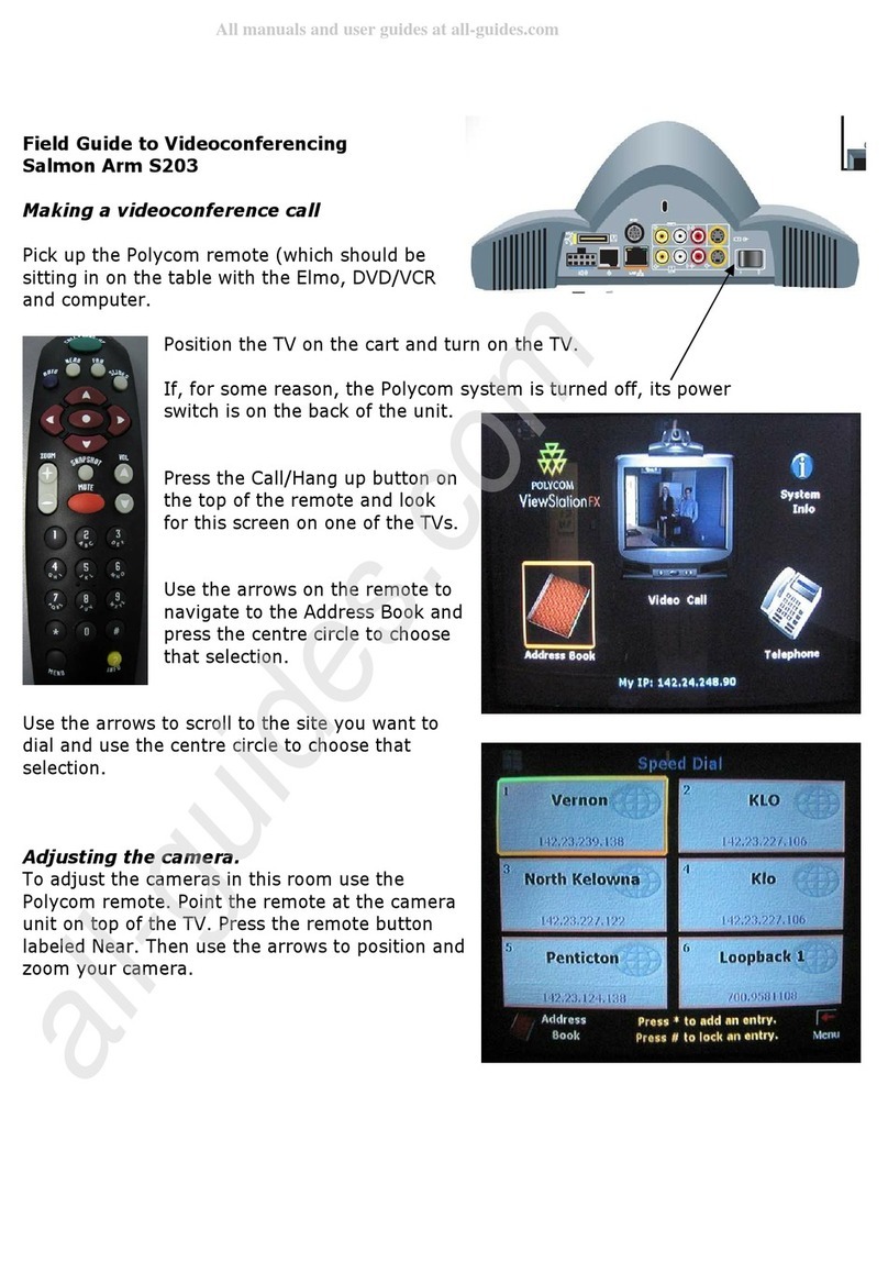 Polycom Salmon Arm S203 User manual