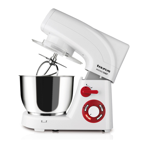 Taurus Mixing Chef User manual