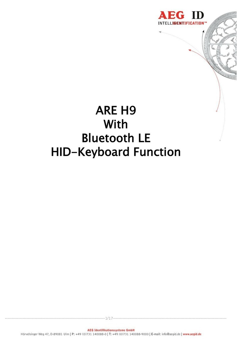 AEG ID ARE H9 BLE manual
