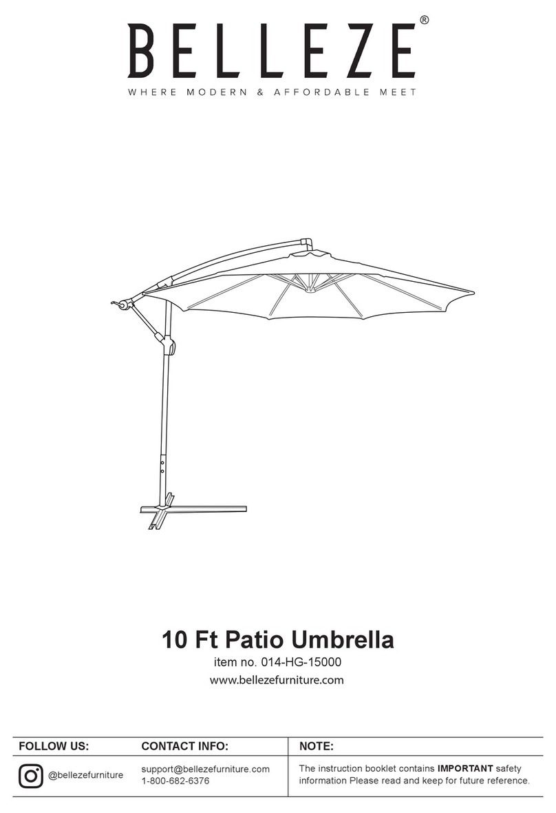 Belleze 014-HG-15000 User manual