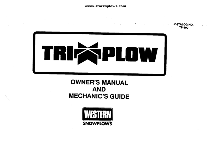 Western TRI-PLOW TP-890 owner's manual