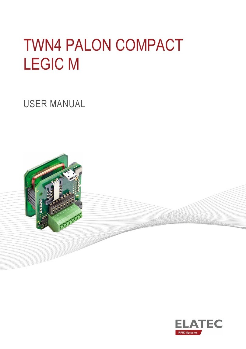 Elatec TWN4 PALON COMPACT LEGIC M User manual Elatec TWN4 PALON COMPACT LEGIC M User manual
