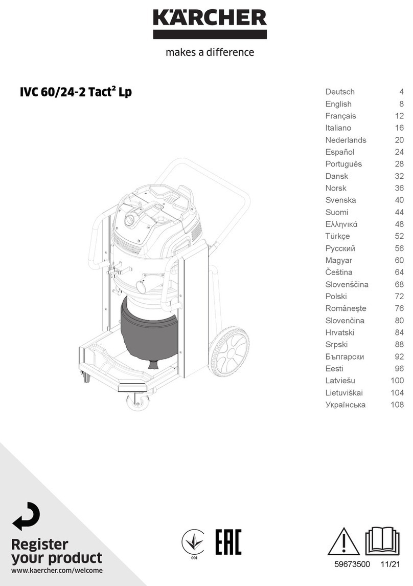 Kärcher IVC 60/24-2 Tact2 Lp User manual