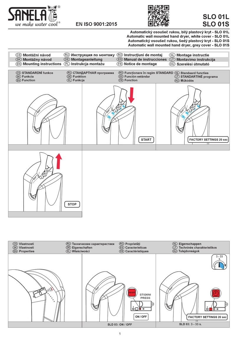 Sanela SLO 01L Mounting instructions Sanela SLO 01L Mounting instructions