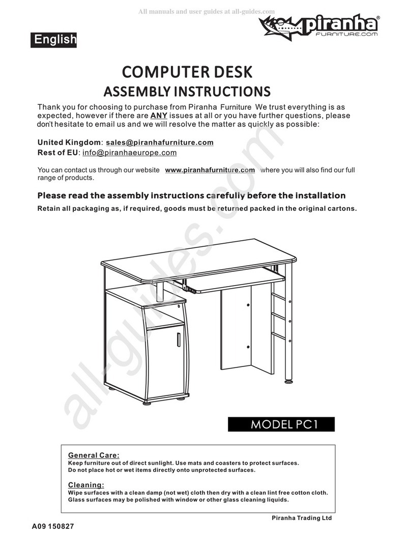 Piranha Elver PC1 Assembly instructions