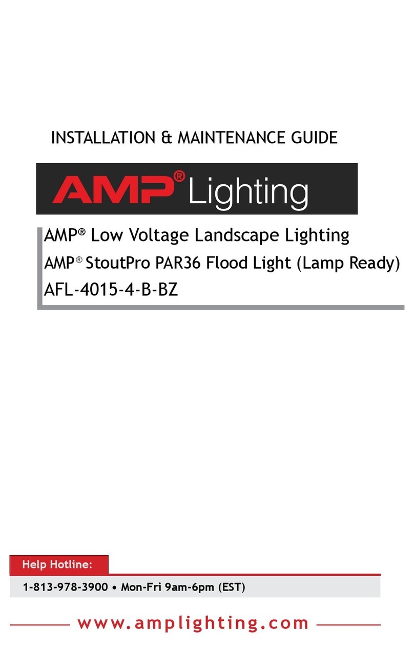 AMP Lighting AFL-4015-4-B-BZ Operating and safety instructions AMP Lighting AFL-4015-4-B-BZ Operating and safety instructions