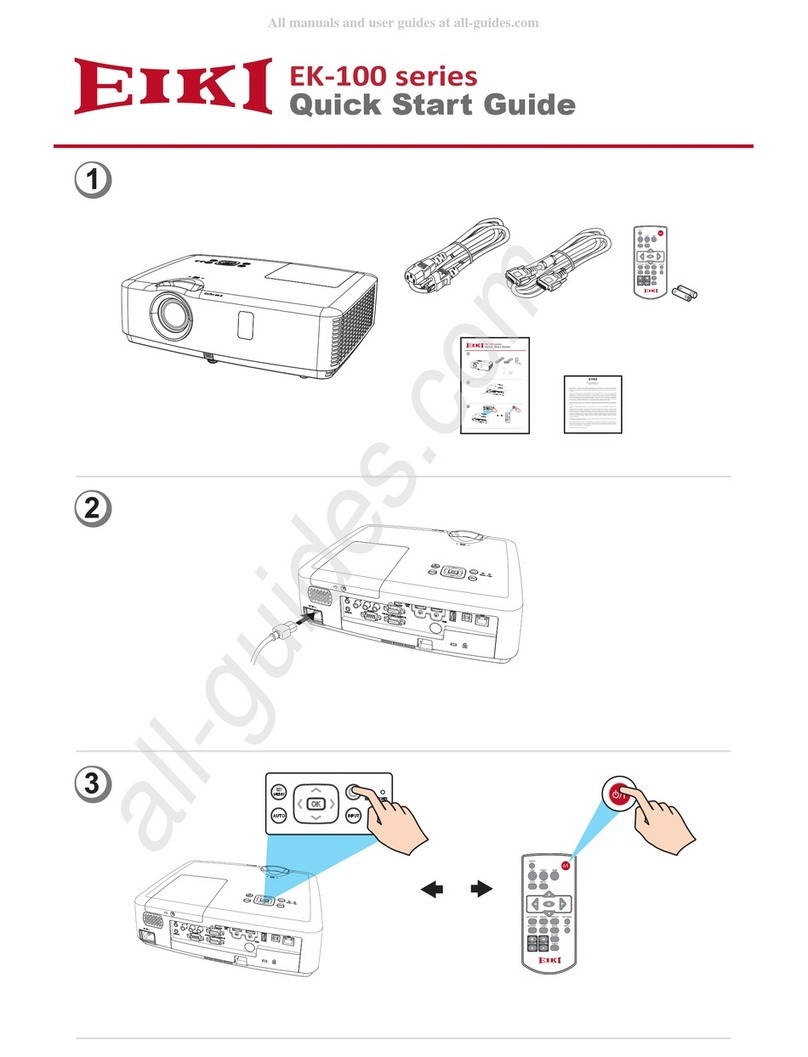 Eiki EK-100 series User manual