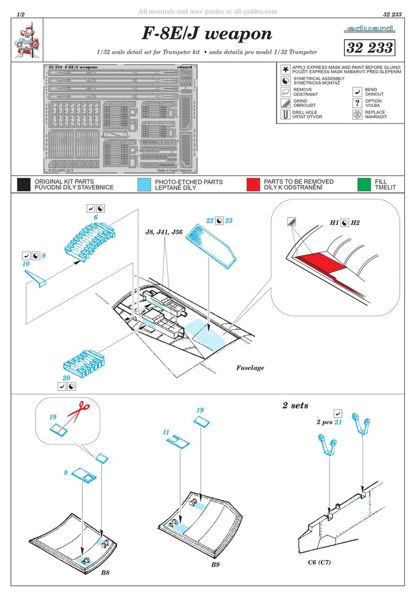 Eduard F-8E/J weapon quick start guide
