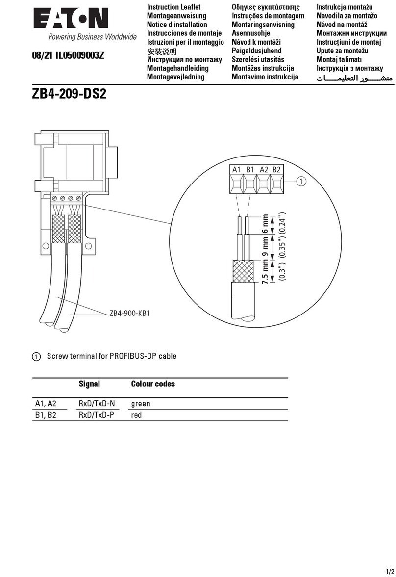 Eaton ZB4-209-DS2 Manual