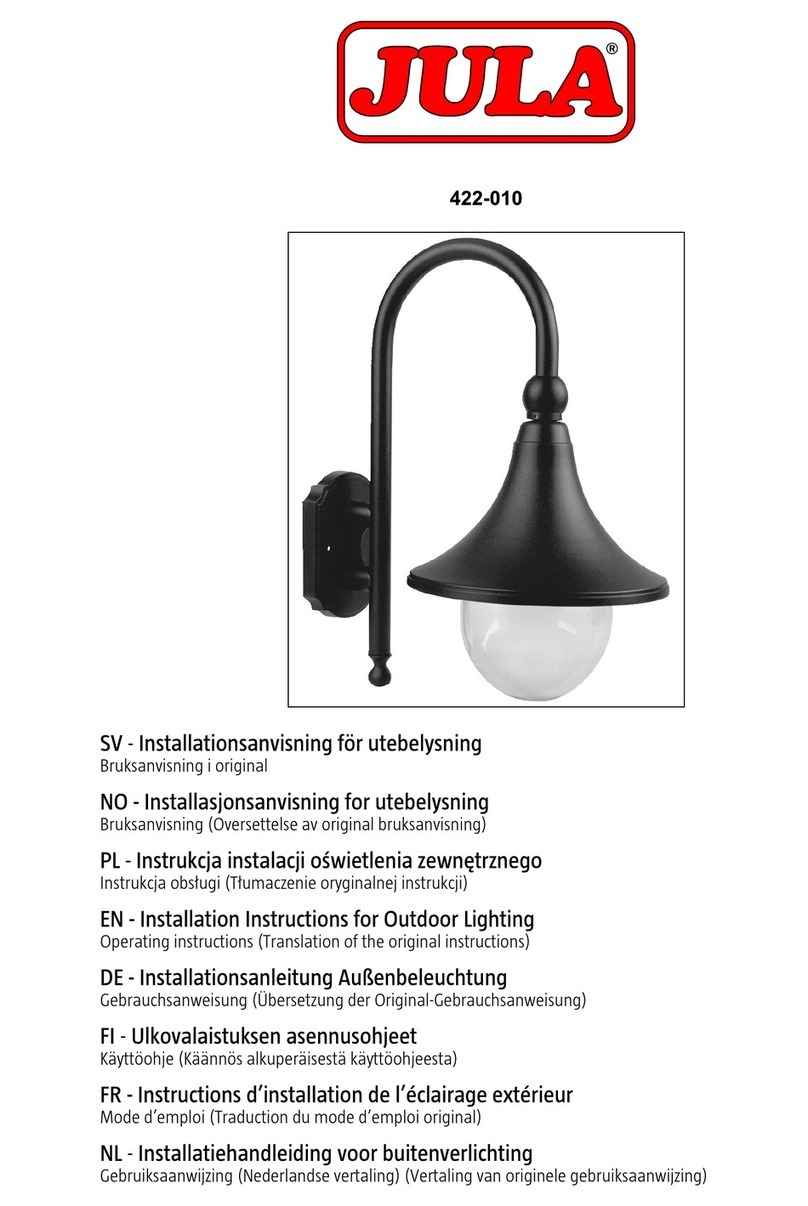 Jula 422-010 installation instructions