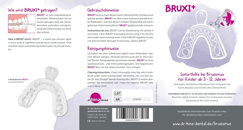 Dr. Hinz BRUXI+ quick start guide