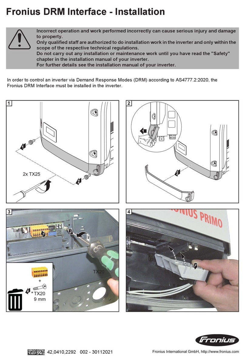 FRO­NIUS DRM User manual