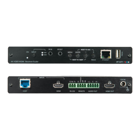 Kramer VP-427X1 user manual