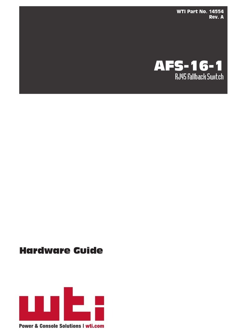WTI AFS-16-1 Installation instructions
