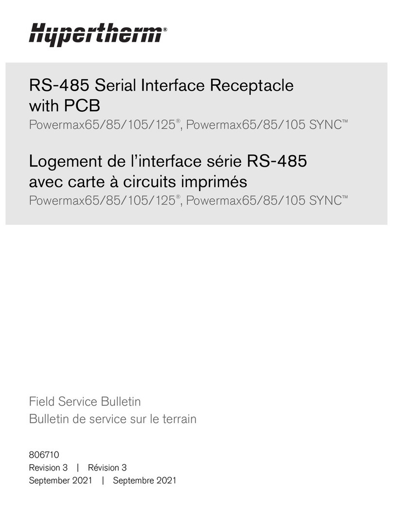 Hypertherm RS-485 Series Reference manual