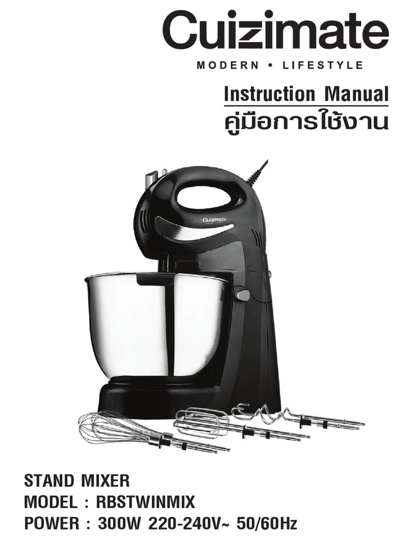 Cuizimate RBSTWINMIX instruction manual