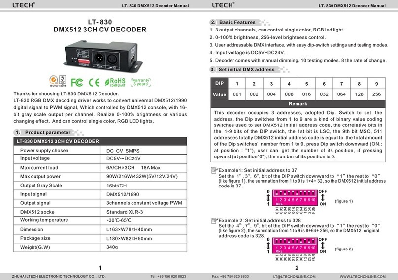 Ltech LT- 830 manual