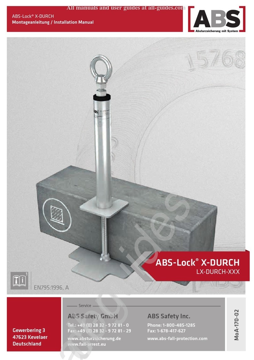 ABS ABS-Lock X-DURCH instruction manual ABS ABS-Lock X-DURCH instruction manual