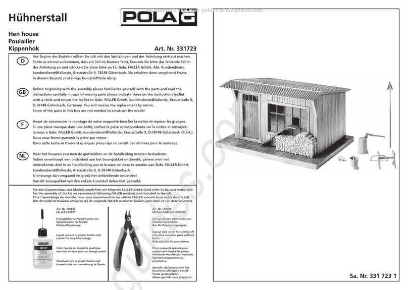 POLA G 331723 User manual POLA G 331723 User manual