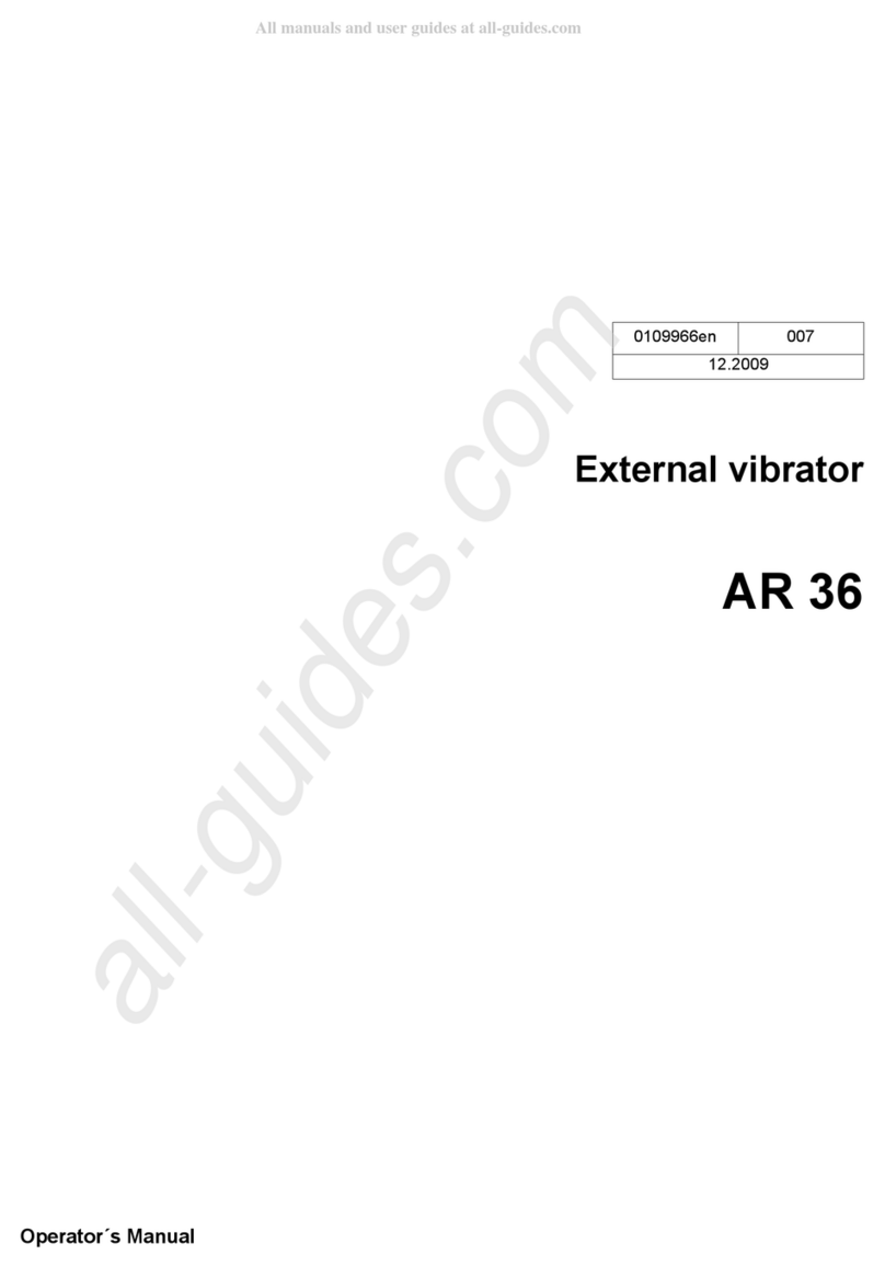 Wacker Neuson AR 36 Series Operator's manual