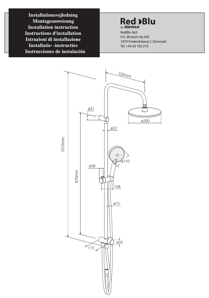damixa Red Blue Origin Balance 790210000 installation instructions