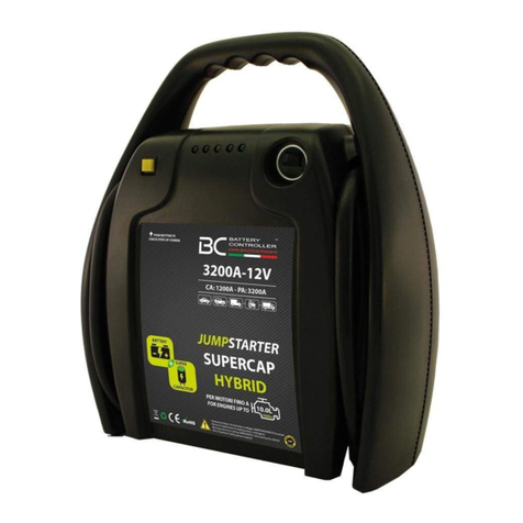BC JUMPSTARTER SUPERCAP HYBRID 12V-3200A user manual