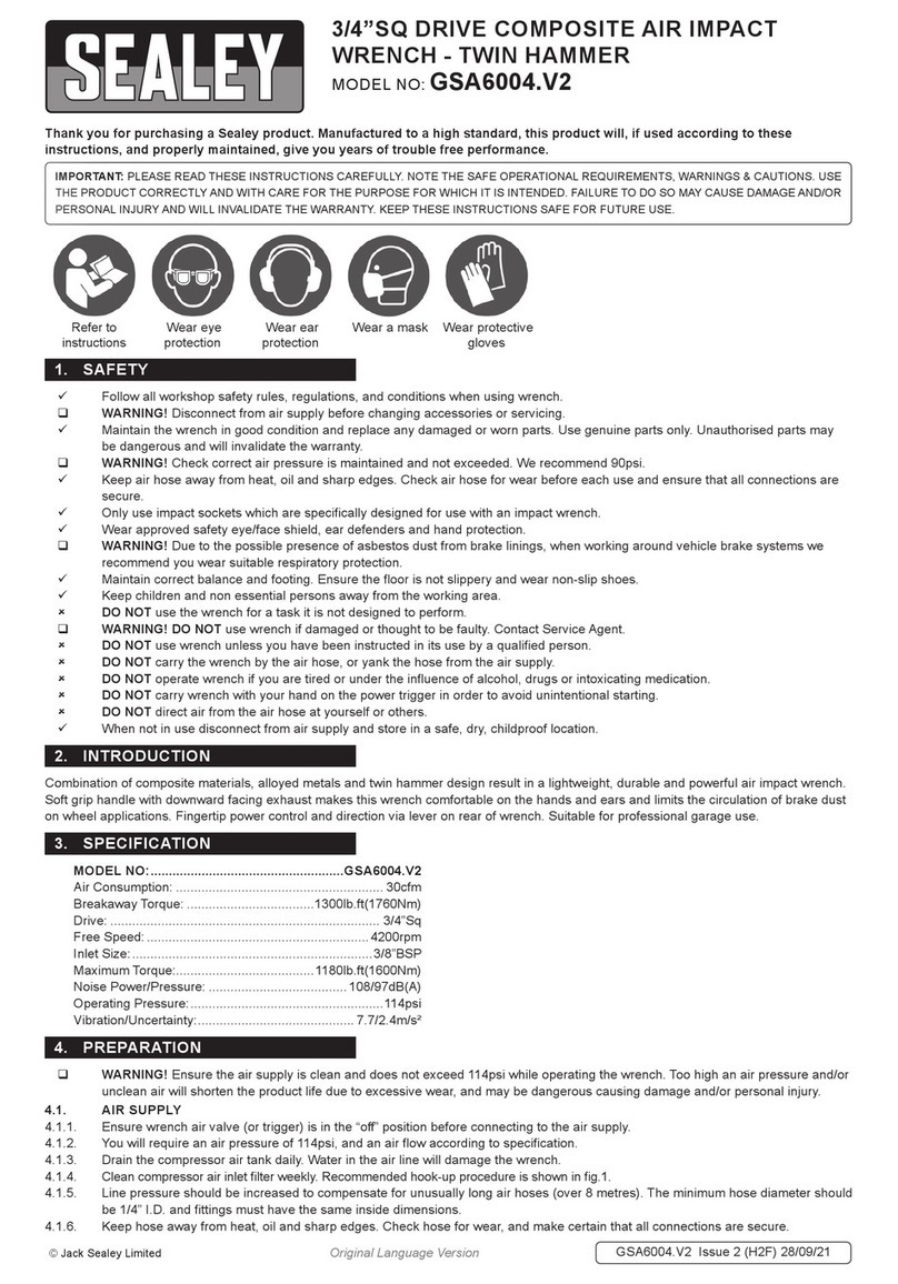 Sealey GSA6004.V2 User manual