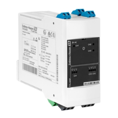 Endress+Hauser nivotester FTL 325 P-3 3 User manual