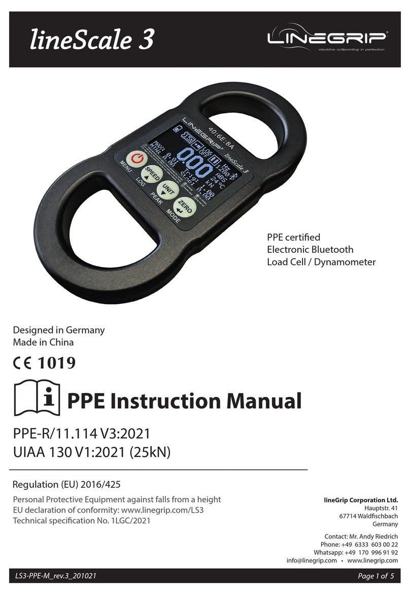 Linegrip lineScale 3 instruction manual Linegrip lineScale 3 instruction manual
