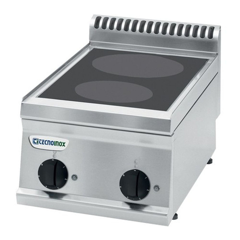Tecnoinox PIN35E7 Instruction manual for installation and use