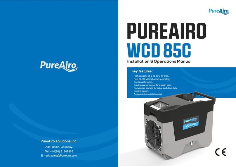 PureAiro WCD 85C User manual
