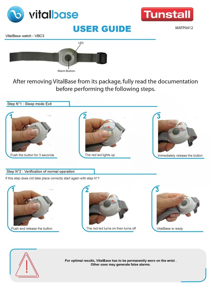 Tunstall VitalBase VBC3 user guide