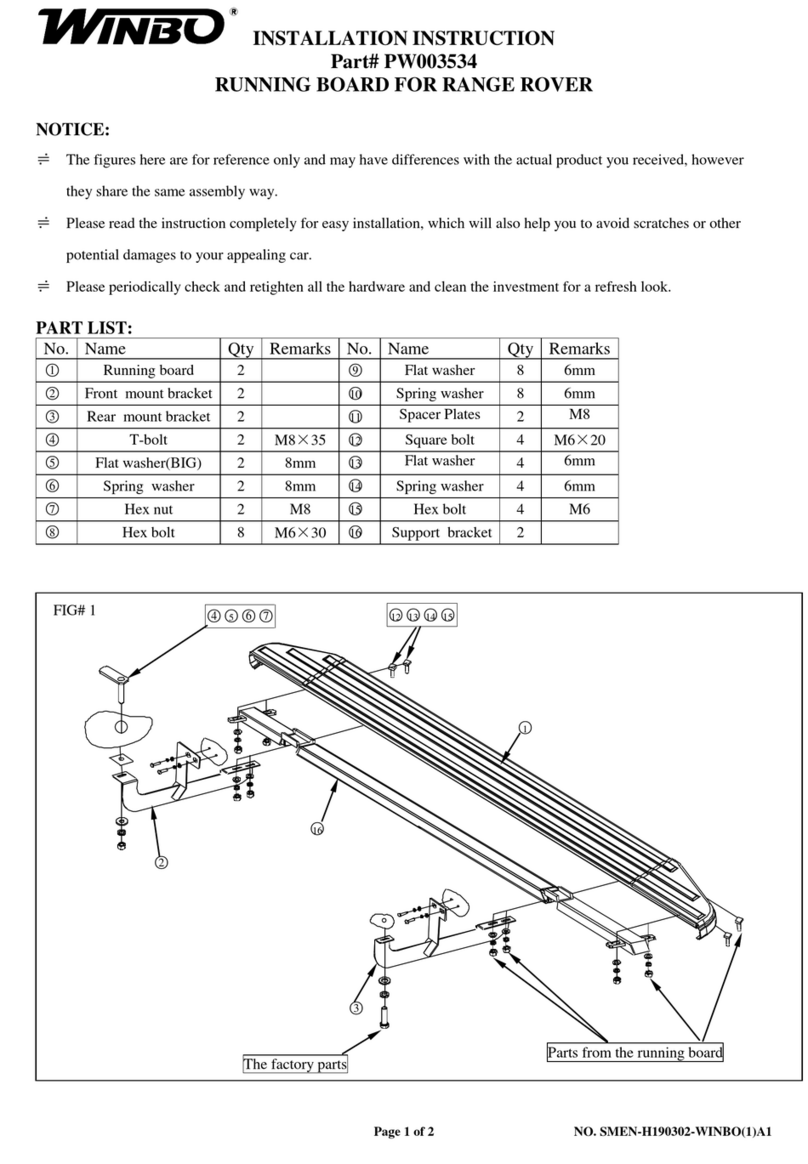 WINBO PW003534 Installation instruction
