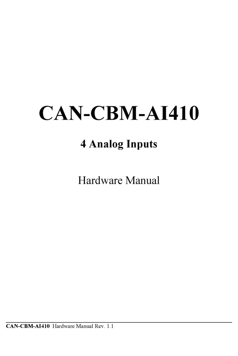 ESD CAN-CBM-AI410 User manual