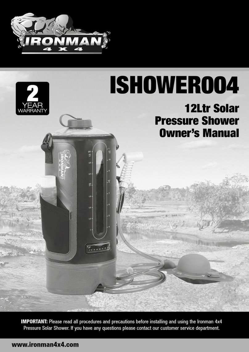Ironman4x4 ISHOWER004 owner's manual