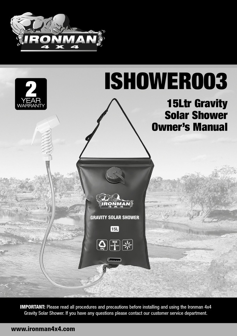 Ironman4x4 ISHOWER003 owner's manual