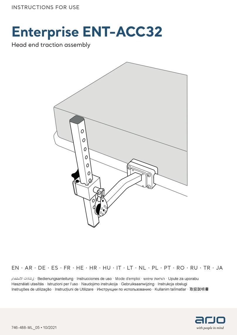 Arjo Enterprise ENT-ACC32 User manual Arjo Enterprise ENT-ACC32 User manual